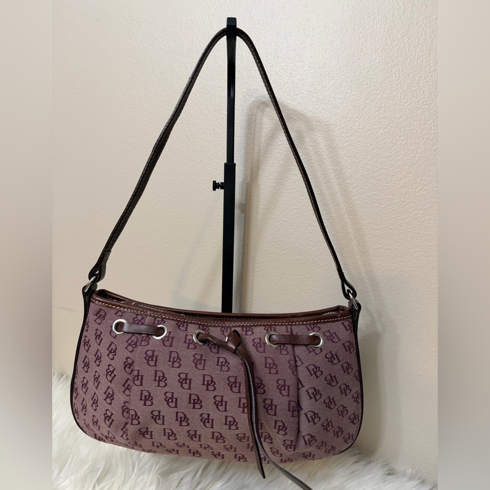 Dooney & Bourke Purple Shoulder Bag - Picture 2 of 10
